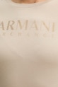 Памучна тениска Armani Exchange XW002294.AF17172 бежов