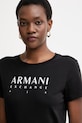 Armani Exchange tričko dámske bavlnené čierna XW002345.AF10356