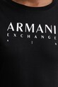 Armani Exchange tričko dámske bavlnené XW002345.AF10356 čierna