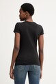 Oblačila Armani Exchange osnovna kratka majica ženska bombažna XW002346.AF10356 črna