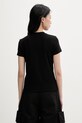 Odzież Miss Sixty T-shirt damski bawełniany z elastanem 6M1SJ04000 czarny