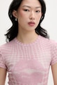 Miss Sixty T-shirt damski różowy 6M1SJ34600