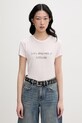 Miss Sixty T-shirt damski z bawełną różowy 6M1SJ72110