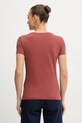 Odzież BOSS Orange t-shirt damski bawełniany C Elove 4 50559077 brązowy