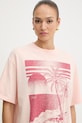 BOSS Orange t-shirt damski bawełniany C Eboys 2 różowy 50559078