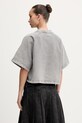 Odzież HUGO Blue t-shirt oversize damski bawełniany Dorlina_B_1 50559463 szary