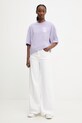 HUGO Blue t-shirt női pamut Oversized_Tee_B 50560772 lila SS26