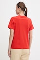 Odzież Napapijri t-shirt bawełniany AURORA NP0A4I5GRAU1 czerwony