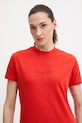 Βαμβακερό μπλουζάκι Napapijri BARYTE κόκκινο NP0A4I8YRAU1