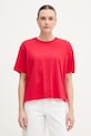 Joop! t-shirt bawełniany bawełna czerwony 30102071