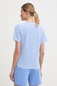 Odzież Joop! t-shirt damski bawełniany z elastanem 30102098 niebieski