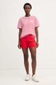 Joop! t-shirt damski bawełniany 30103056 czerwony SS26