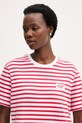 Joop! t-shirt damski bawełniany czerwony 30103056