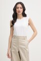 DKNY top damski z bawełny biały P6BH0ENY