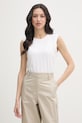 DKNY top damski z bawełny biały P6BH0ENY