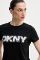 Dkny t-shirt czarny P5RH3WNA
