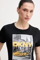 Dkny t-shirt czarny DJ6T1749