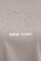 Dkny t-shirt bawełniany DP6T1664 szary