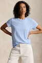 Polo Ralph Lauren COTTON JERSEY-KNT-T-SHIRT basic t-shirt cotton women's blue 211B14605019