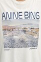 Anine Bing CADE TEE WILDFLOWERS - OFF WHITE t-shirt damski bawełniany beżowy A.08.12078.OFW1