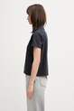 Anine Bing SHELLEY TEE I SEE YOU I LOVE YOU - BLACK T-shirt bawełniany damski A.08.11986.BLK26 czarny SS26