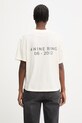 Odzież Anine Bing WAGNER TEE SOFT STENCIL - CREAM t-shirt bawełniany damski A.08.12383.WKHA2 beżowy