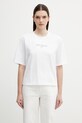 Off-White t-shirt bawełniany Statement Boxy nadruk biały 2AA124S26JER006