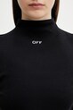 Off-White body din bumbac Off Stamp negru 2DD04PS26JER001