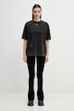 Off-White t-shirt in cotone Arrow Confetti 2AA134S26JER001 nero