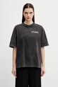 Odzież Off-White t-shirt bawełniany Off Marker 2AA134S26JER003 czarny