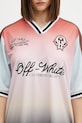 Off-White Soccer t-shirt damski różowy 2AA13JS26JER001
