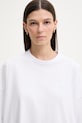 MUNTHE t-shirt damski bawełniany LANSTER 261110626160 biały
