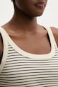 Levi's top damski ESSENTIAL RIBBED TANK 005IN beżowy