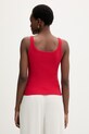 Odzież Levi's top damski ESSENTIAL RIBBED TANK 005IN czerwony