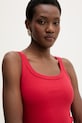 Levi's top damski ESSENTIAL RIBBED TANK czerwony 005IN