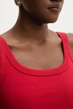 Levi's top damski ESSENTIAL RIBBED TANK 005IN czerwony