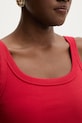Levi's top damski ESSENTIAL RIBBED TANK 005IN czerwony