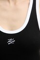 Karl Lagerfeld top dámský bavlněný s elastanem B2W17003 černá