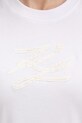 Karl Lagerfeld tričko dámské bavlněné B2W17093 bílá