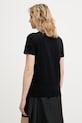 Oblečení Karl Lagerfeld tričko ženské bavlněné B2W17017 černá