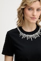 Karl Lagerfeld tričko ženské bavlněné černá B2W17017