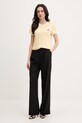 Karl Lagerfeld tricou pentru femei, din bumbac IKON B2W17026 galben SS26