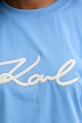 Karl Lagerfeld tričko dámské bavlněné B2W17020 modrá
