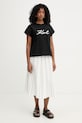 Karl Lagerfeld t-shirt damski bawełniany B2W17020 czarny SS26