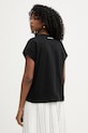 Odzież Karl Lagerfeld t-shirt damski bawełniany B2W17020 czarny