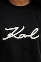 Karl Lagerfeld t-shirt damski bawełniany B2W17020 czarny