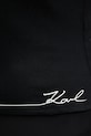 Karl Lagerfeld top dámsky z viskózy B2W44008 čierna