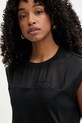 Karl Lagerfeld top damski bawełniany czarny B2W17019