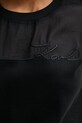 Karl Lagerfeld top damski bawełniany B2W17019 czarny