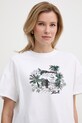 Karl Lagerfeld tricou pentru femei, din bumbac alb B2W17012